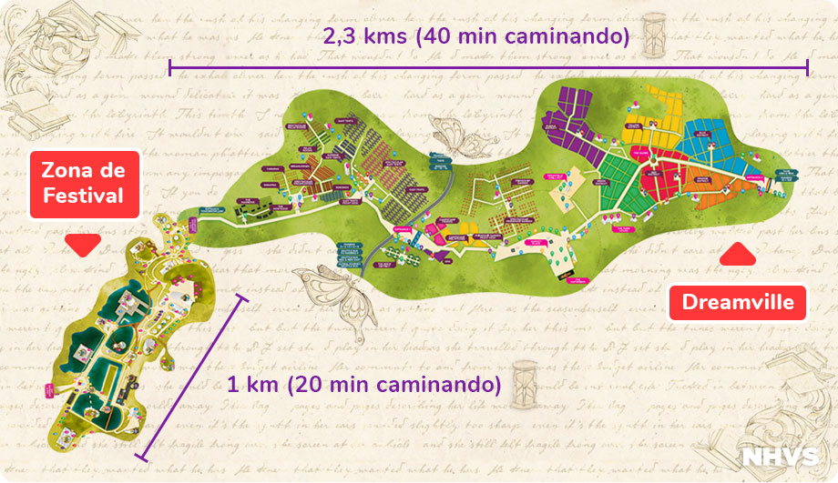 mapa del festival